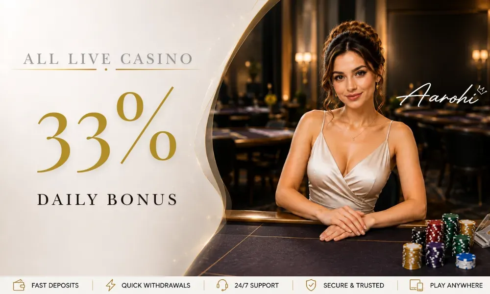 Okwin178 33% all live casino daily bonus