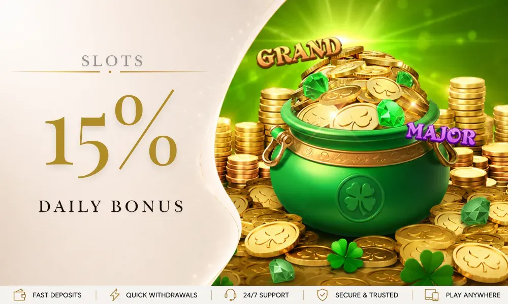 Okwin178 15% slots daily bonus